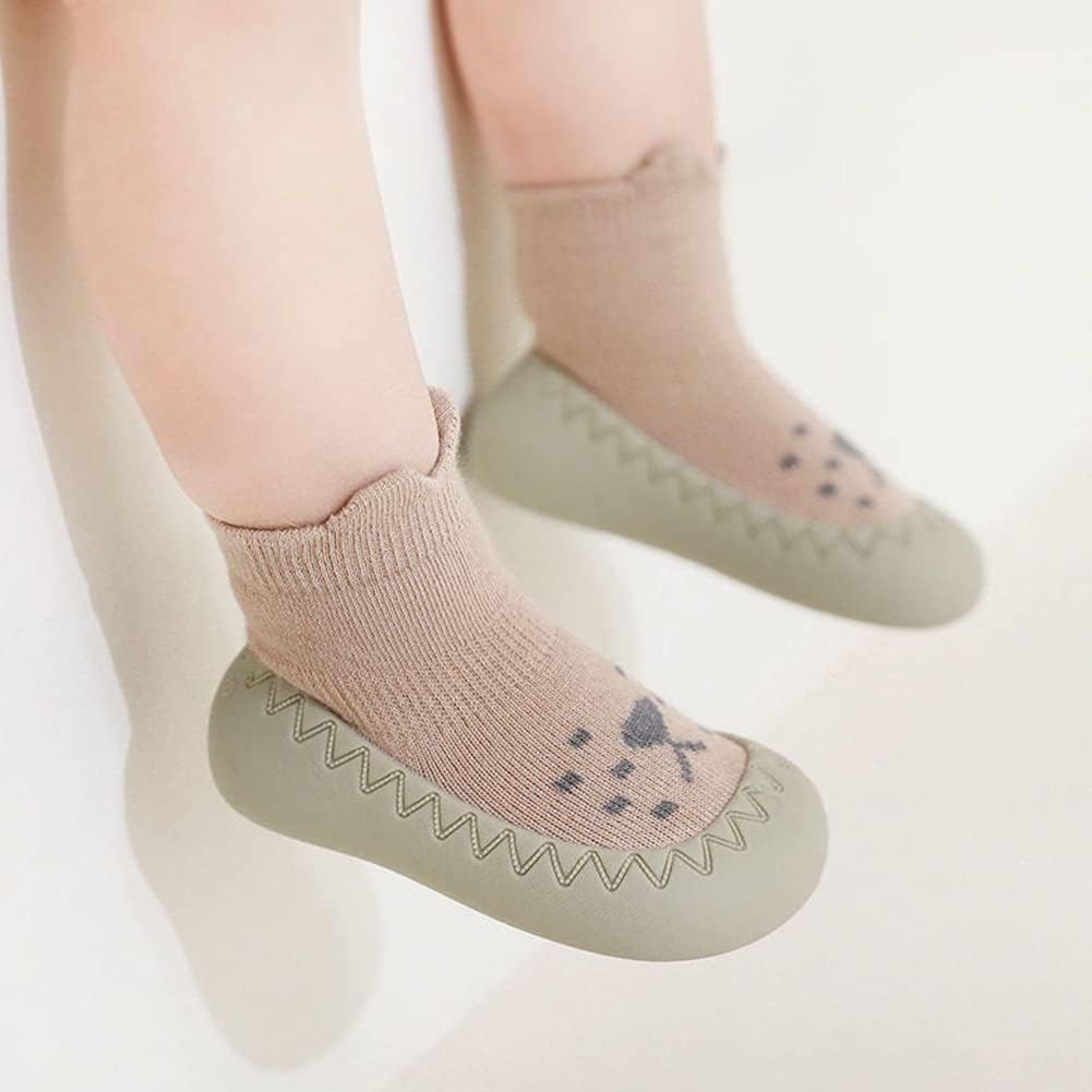 Thumbnail 1 de Exemaba Baby Sockenschuhe – rutschfeste, weiche Babyschuhe mit Cartoon-Design (1 Paar)