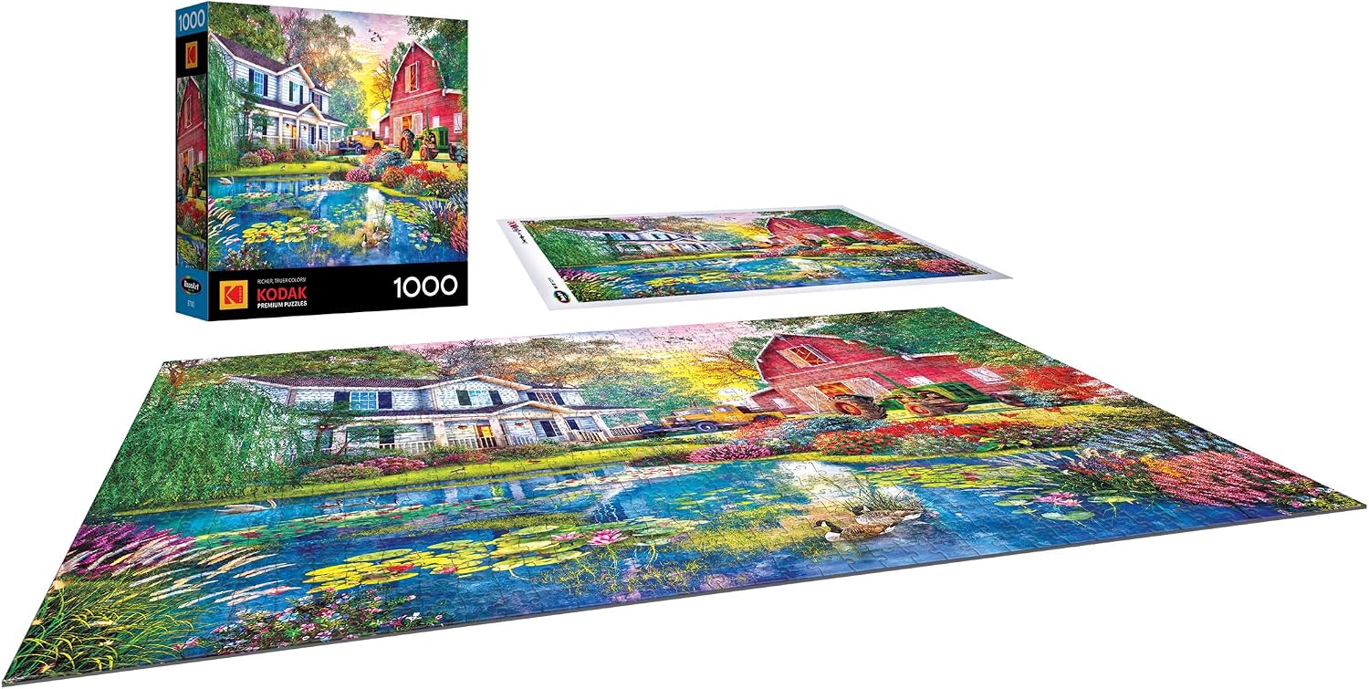 Thumbnail 2 de RoseArt Kodak Jigsaw Puzzle, 1000 Pieces