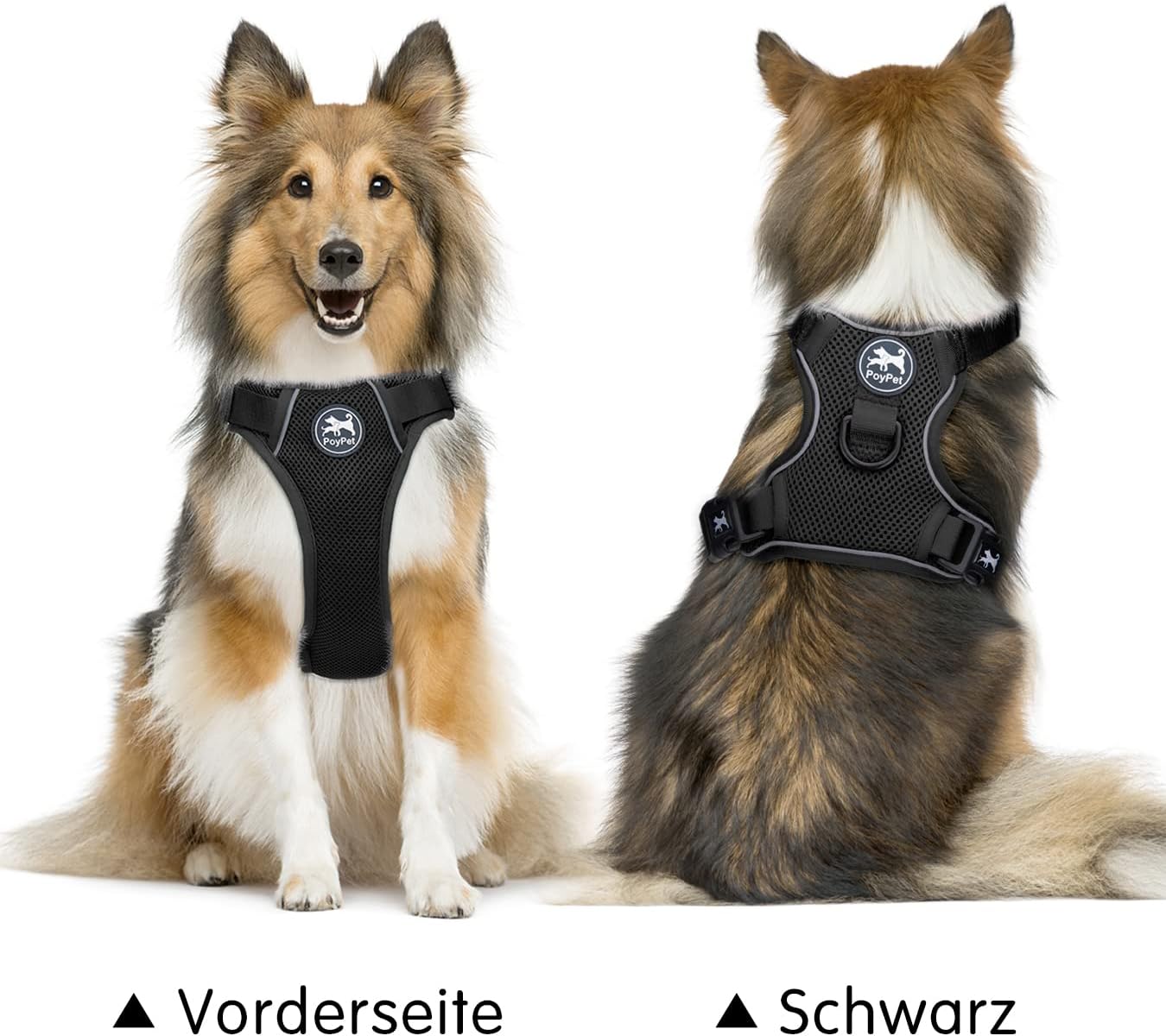 Detalle 2 de PoyPet Hundegeschirr Mesh L mit Reflektoren