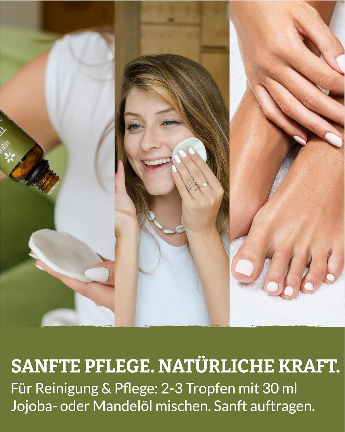 Thumbnail 4 de Heldengrün® BIO Teebaumöl 100% naturrein (Teegbaumöl) für Haut & Gesicht bei Unreinheiten