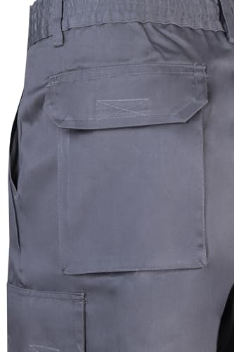 Detalle 2 de VELILLA 344 Bermudas Multibolsillos Gris, Talla 46