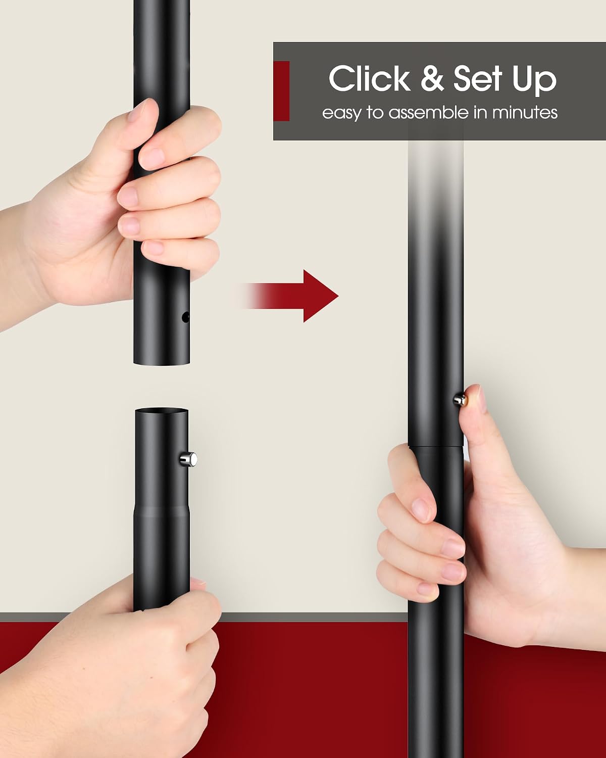 Thumbnail 5 de Sakugi Clothes Rail – Movable Heavy-Duty Clothing Rack with Bottom Shoes Shelf
