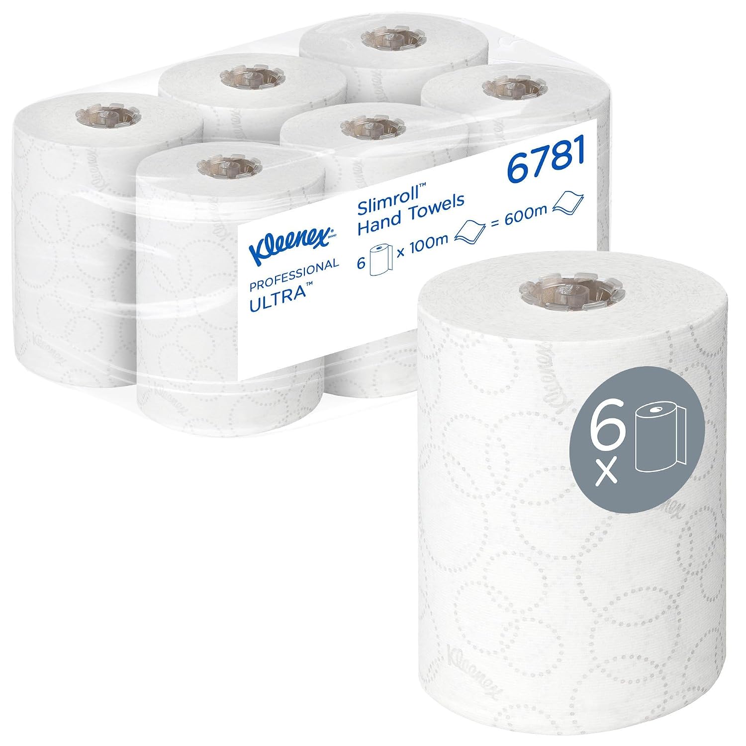 Detalle de Kleenex Ultra Slimroll Hand Towels 6 x100m