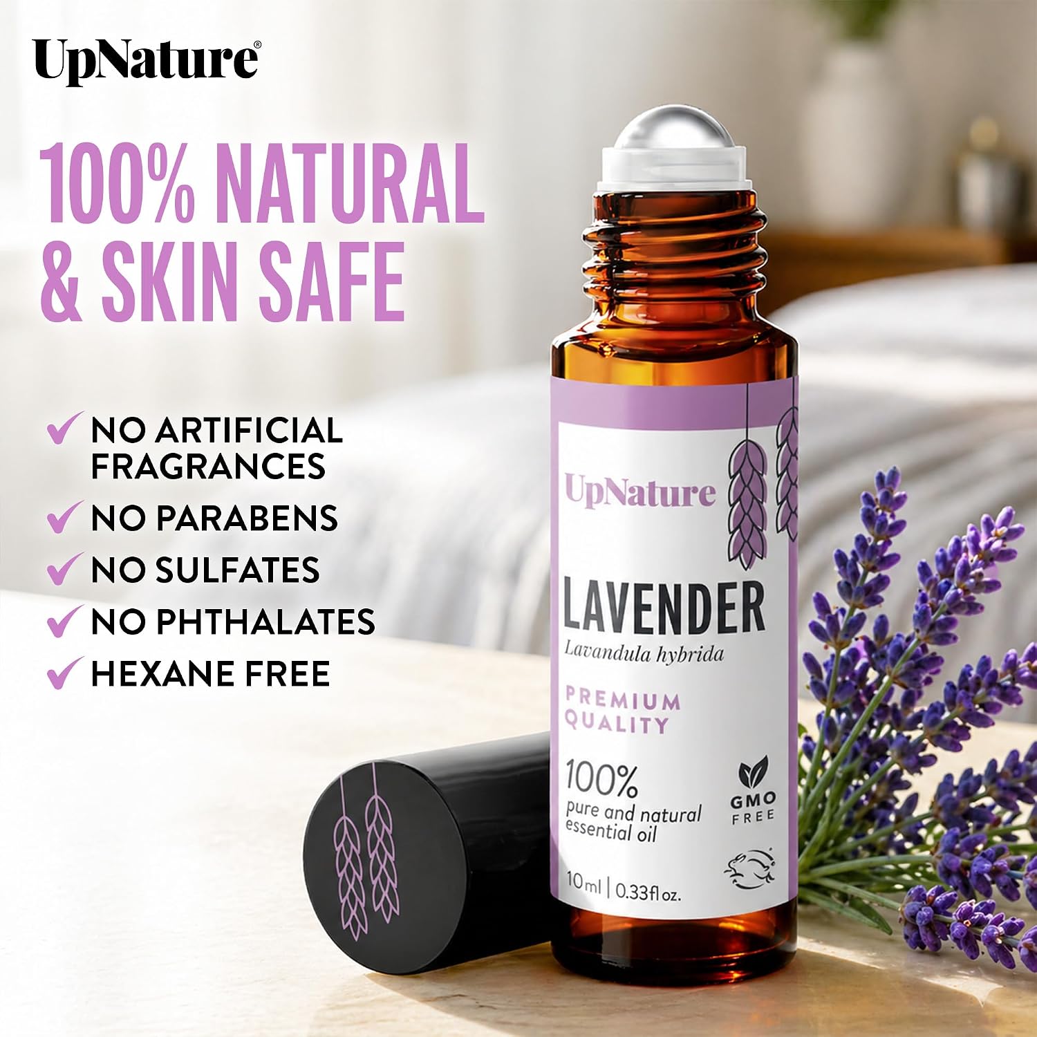 Thumbnail 2 de UpNature Lavender Essential Oil Pure Roll On – 100% Natural Lavender Oil for Skin