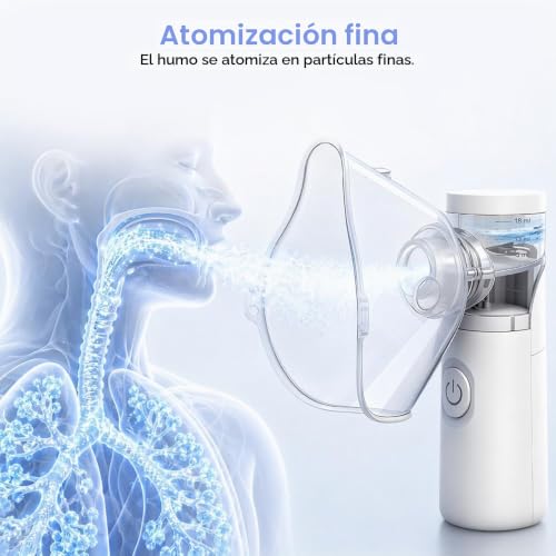 Detalle de AOOZTO nebulizador portátil