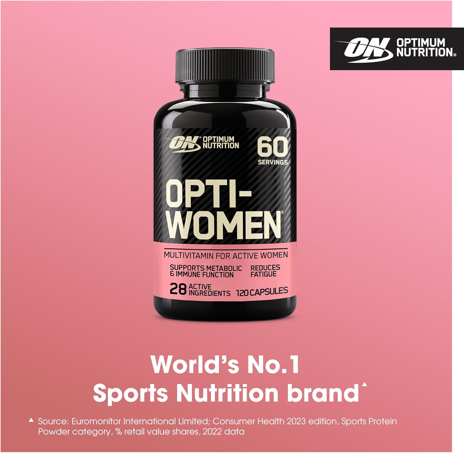 Thumbnail 1 de Optimum Nutrition Opti-Women Multivitamines, 120 gélules — cure de 2 mois