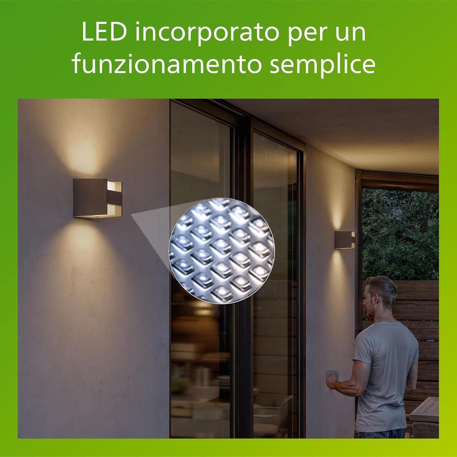 Thumbnail 5 de Philips parete esterna IP44 per giardino, terrazza o patio