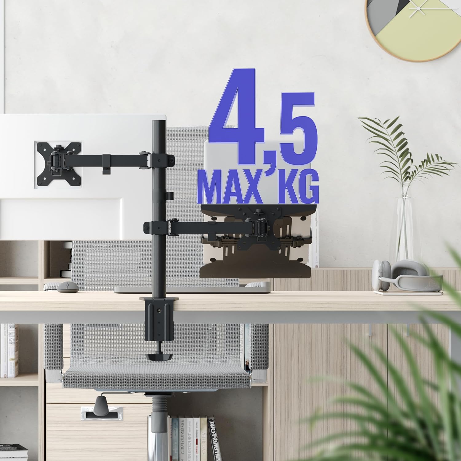 Thumbnail 6 de RICOO CZ3028: Supporto PC Portatile Ergonomico in Alluminio, Ventilato, fino a 9 kg, con VESA 75x75/100x100