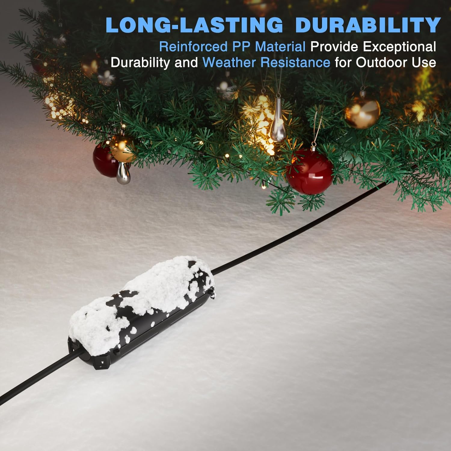 Thumbnail 6 de Flemoon 3-pack Outdoor Extension Cord Safety Cover 🔌