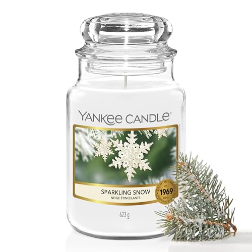 Detalle de Yankee Candle Duftkerze im Glas Sparkling Snow