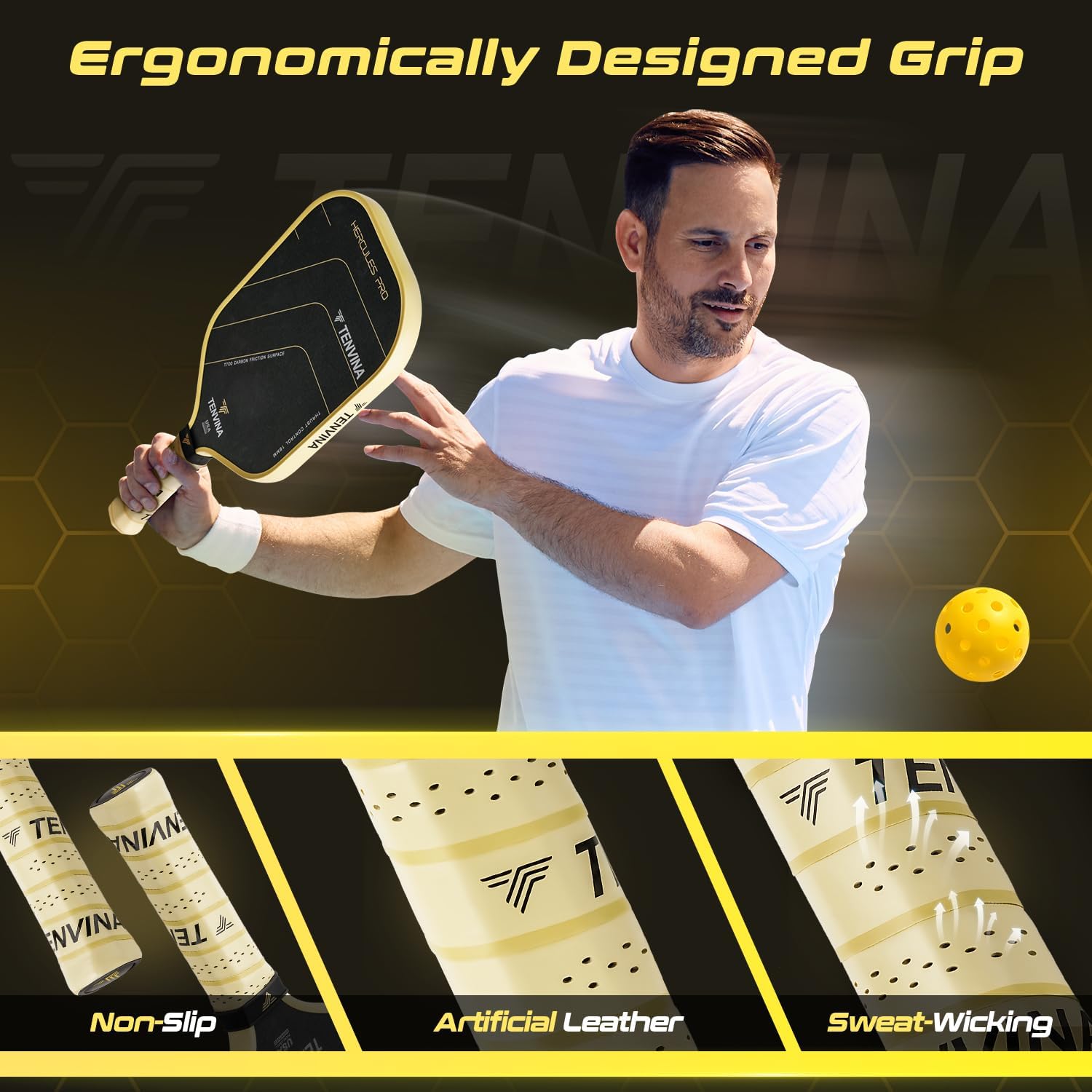 Thumbnail 5 de TENVINA Pickleball Paddle T700SC Carbon Fiber