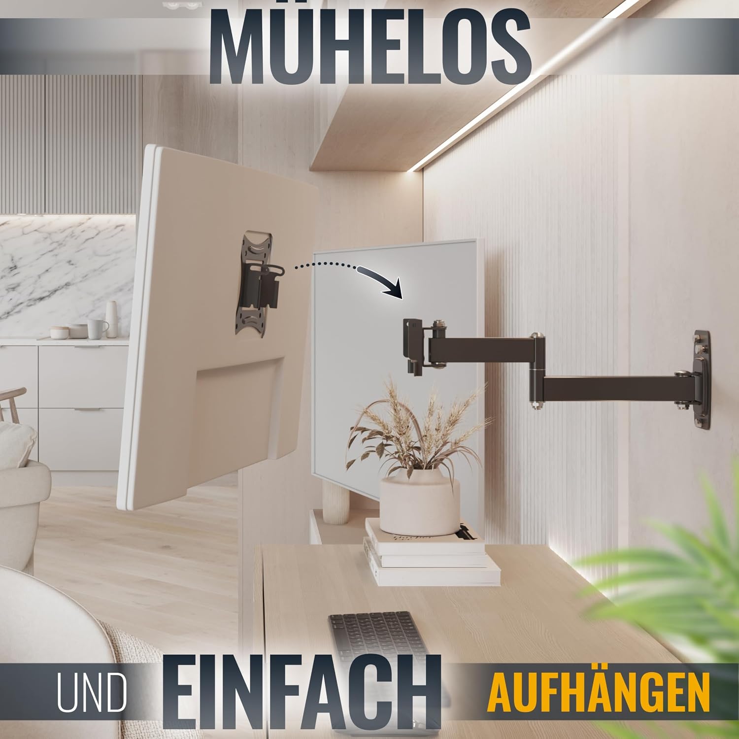 Detalle 2 de RICOO S1211 Monitorhalterung 13–34"