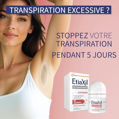 Thumbnail 1 de ETIAXIL Détranspirant Extrême Aisselles – 15 ml, peau normale, efficacité 5 jours
