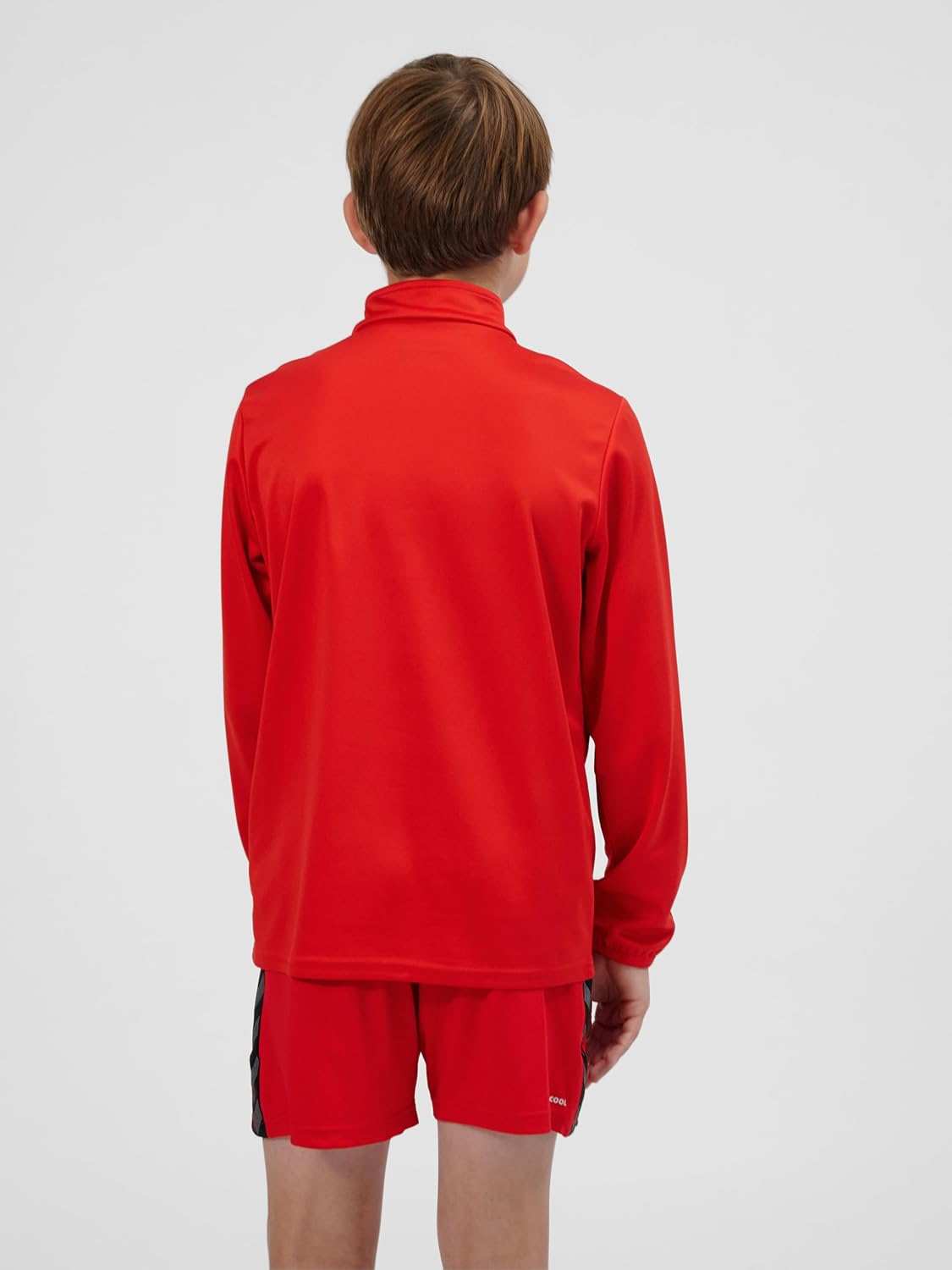 Detalle 2 de Hummel Uni_Kids Hmlessential Half-Zip Kids Kapuzen-Sweatshirt