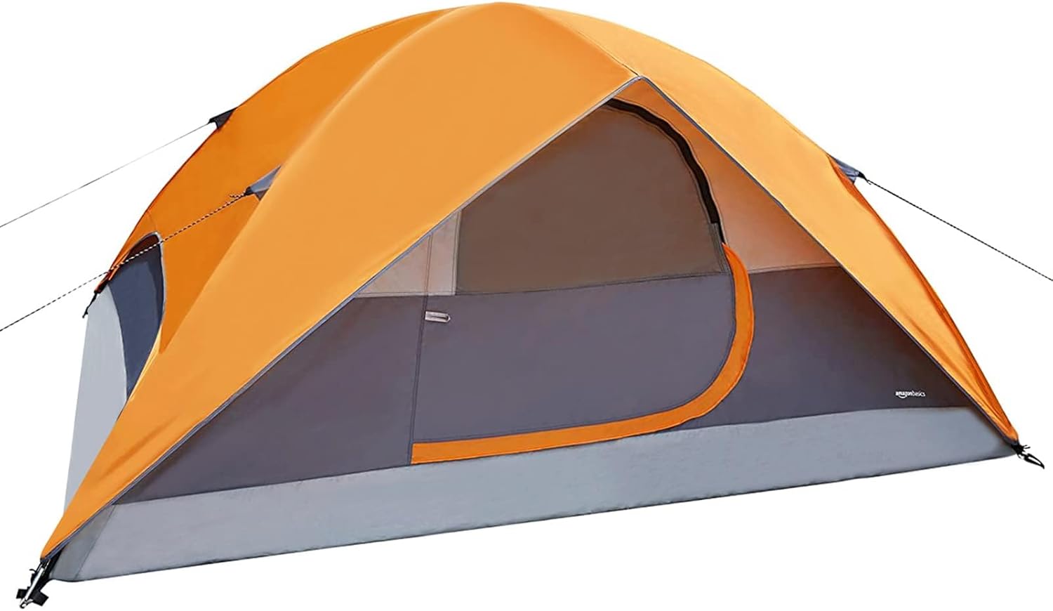 Detalle de Amazon Basics 4-Person Dome Tent with Rainfly for Three-Season Camping