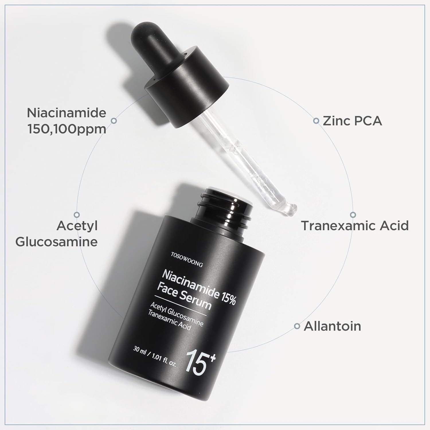 Thumbnail 3 de Siero alla Niacinamide 15% TOSOWOONG con Acido Tranexamico e Zinco PCA, 30 ml
