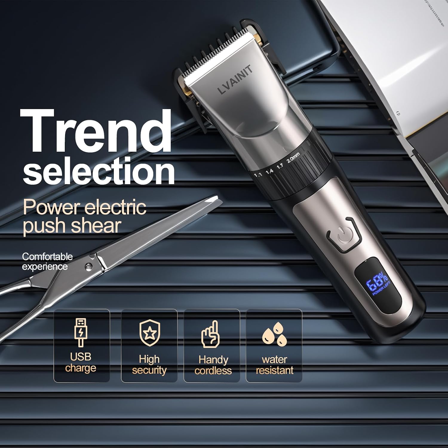Thumbnail 1 de LVAINIT Hair Clippers 120min battery