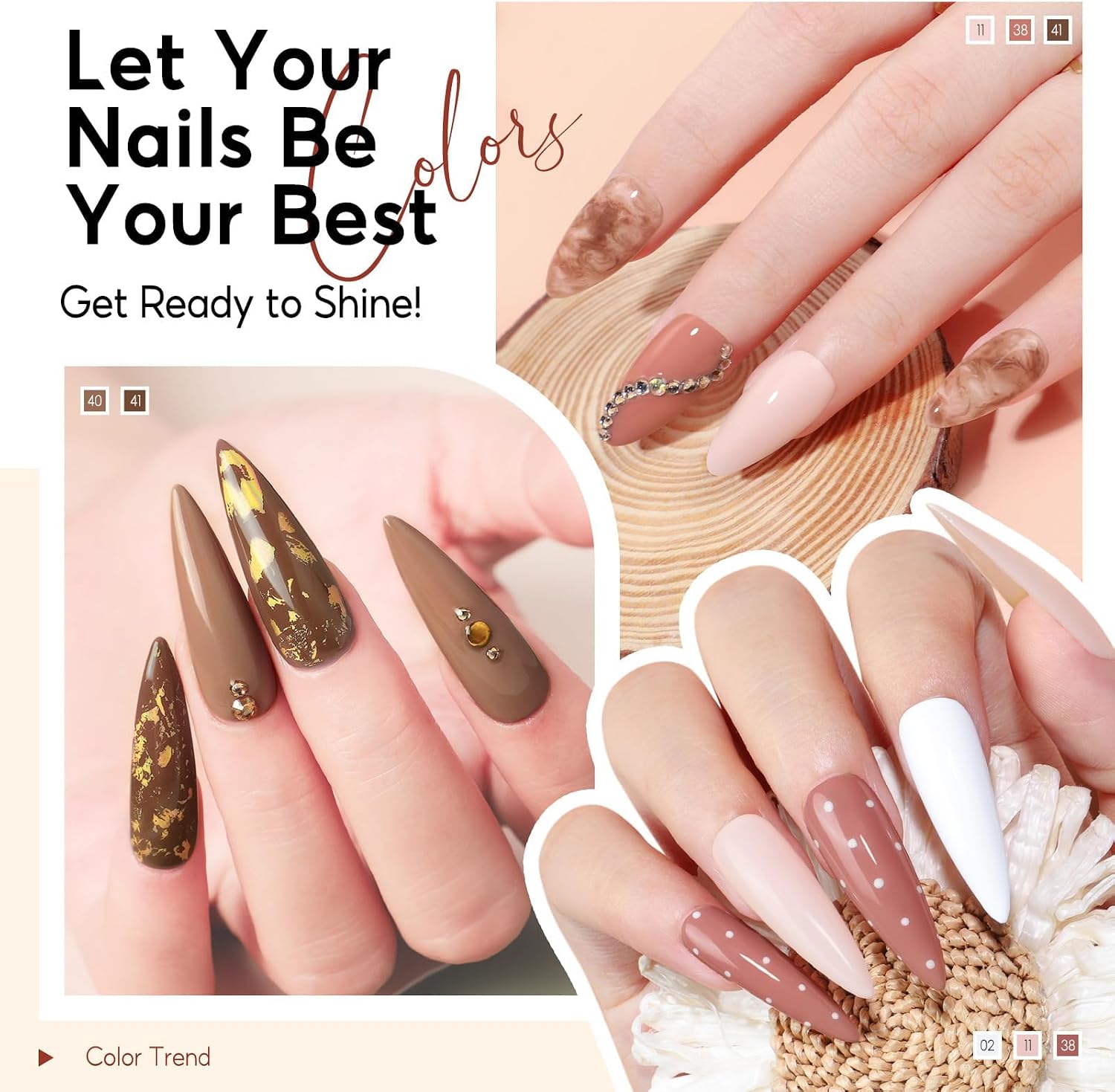 Thumbnail 5 de PEACECOLOR Vernis Semi Permanent 10ML 🎨