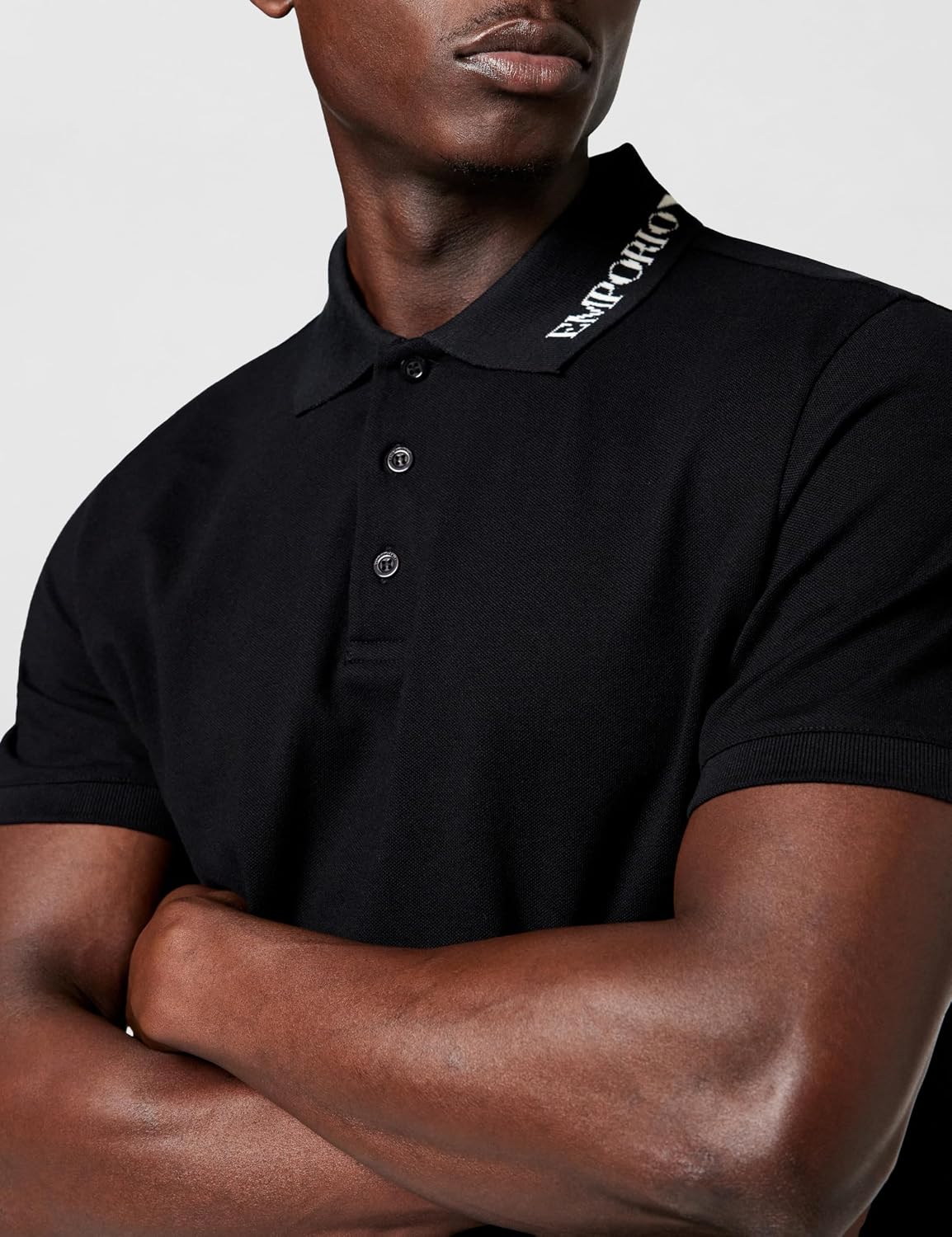 Detalle de Emporio Armani Polo Uomo - Polo a manica corta con logo aquila ricamato