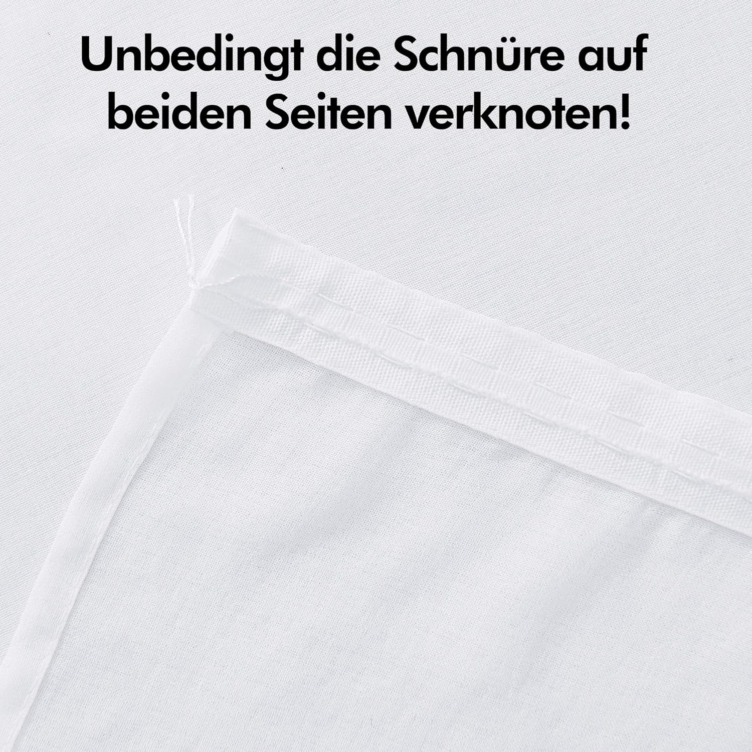 Thumbnail 6 de Deconovo Cortinas Translucidas Decorativas 2p 140x145cm Blanco 🏠