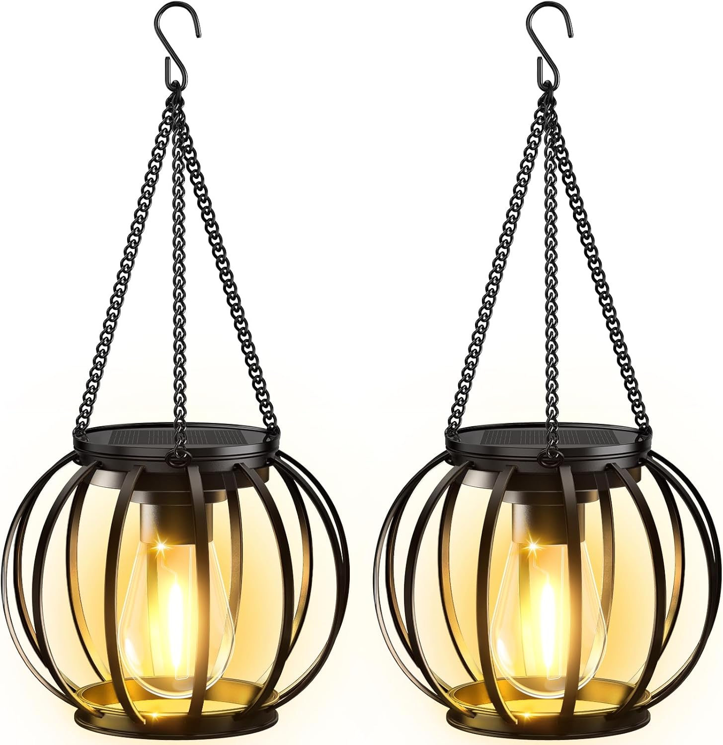 Detalle de BUCASA Solarlampen für außen 2er-Set LED