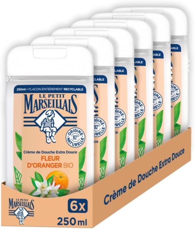 Detalle de Le Petit Marseillais Crème douche 6x250 ml