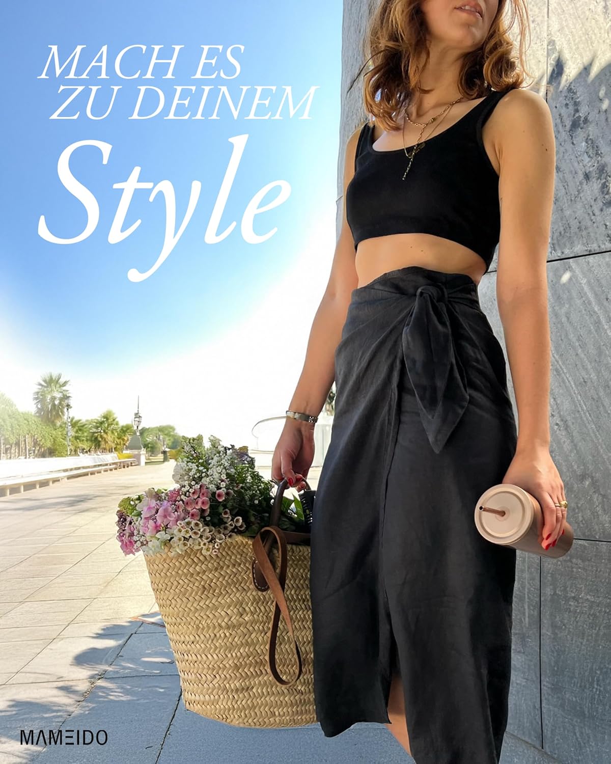 Thumbnail 2 de MAMEIDO Thermobecher mit Strohhalm 470 ml (Rosé Quartz) – auslaufsicher, doppelwandig isoliert