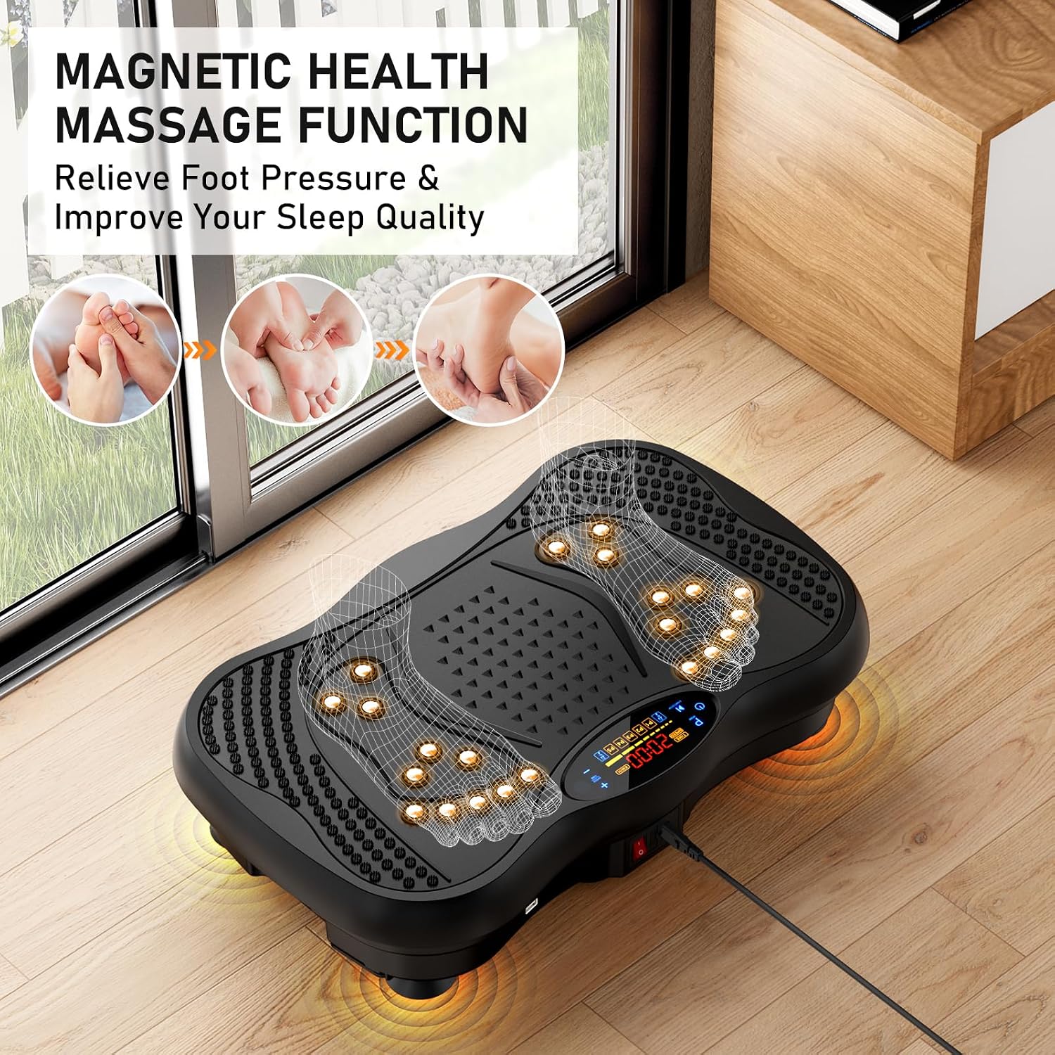 Thumbnail 2 de GLYLF Vibration Plate with 130 Speed Levels