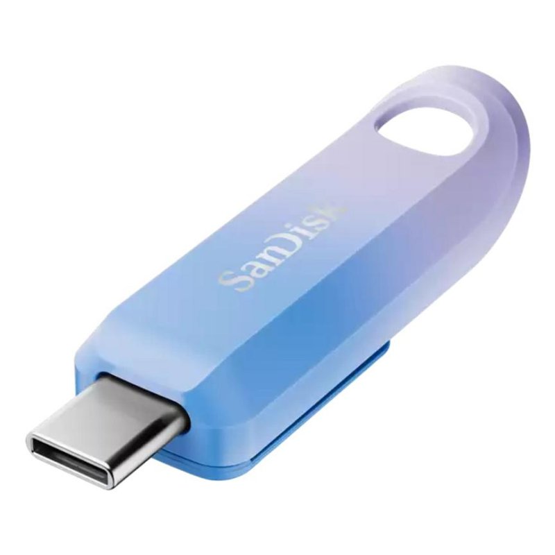 Detalle de Sandisk Creator SDCZ75C-1T00-G46 — Unidad USB Tipo C 1 TB (azul lila) para creadores