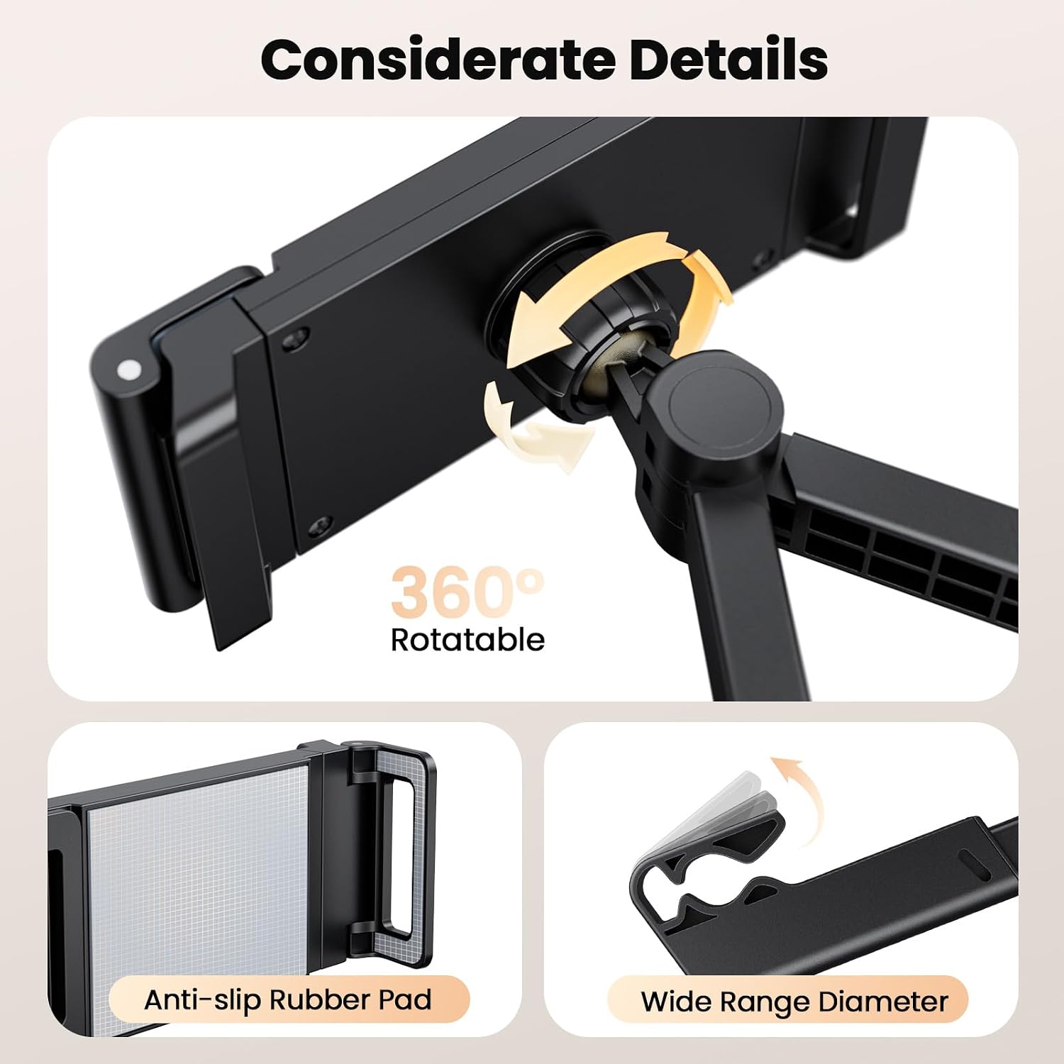 Detalle 2 de NEUTYPECHIC Porta tablet auto 12,9