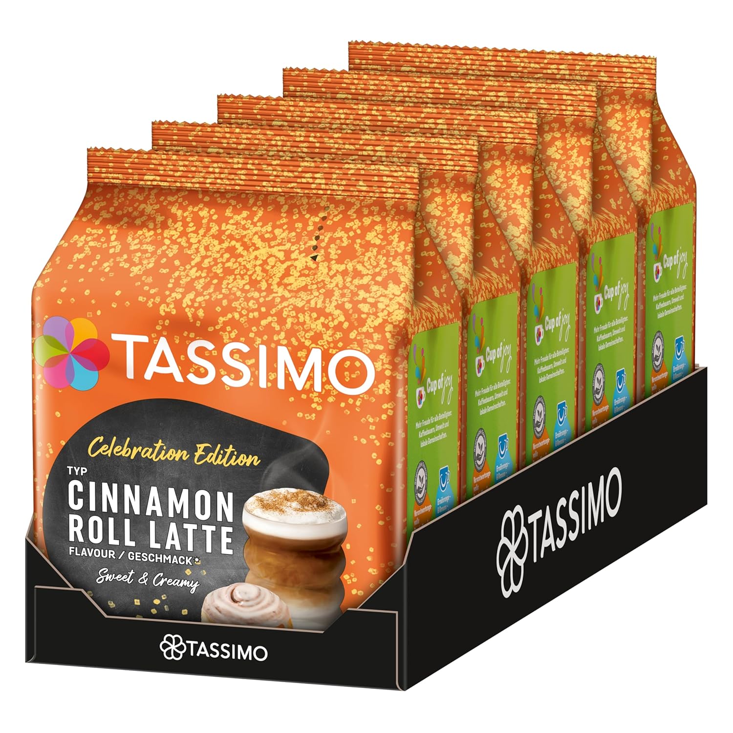 Thumbnail 5 de Tassimo Kapseln Limited Edition Cinnamon Roll Latte – 40 Kaffeekapseln (5 x 8 Pads)