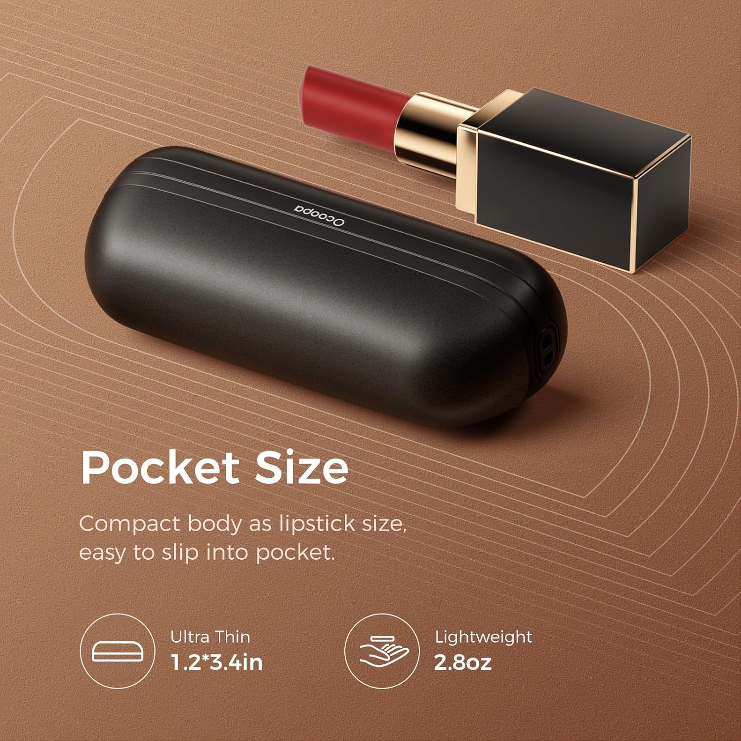 Detalle 2 de OCOOPA Hand Warmer 2 Pack USB Rechargeable
