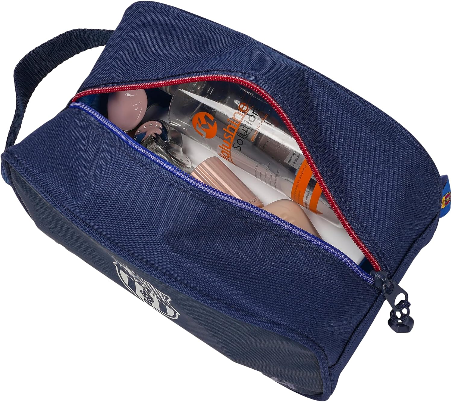 Detalle de CYPBRANDS PT93-02BC FC Barcelona etui van polyester met holografische print