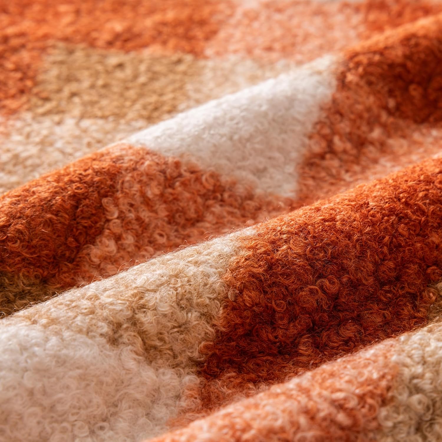 Thumbnail 6 de AQOTHES Bouclé Pillow Covers, 16x16 Inch