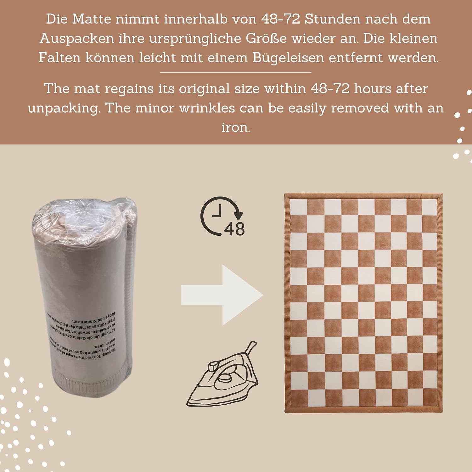 Thumbnail 4 de Hakuna Matte Wolkenweiche Spielmatte Baby 200x150x2,5 cm – Tatami/Krabbeldecke mit Memory-Schaum