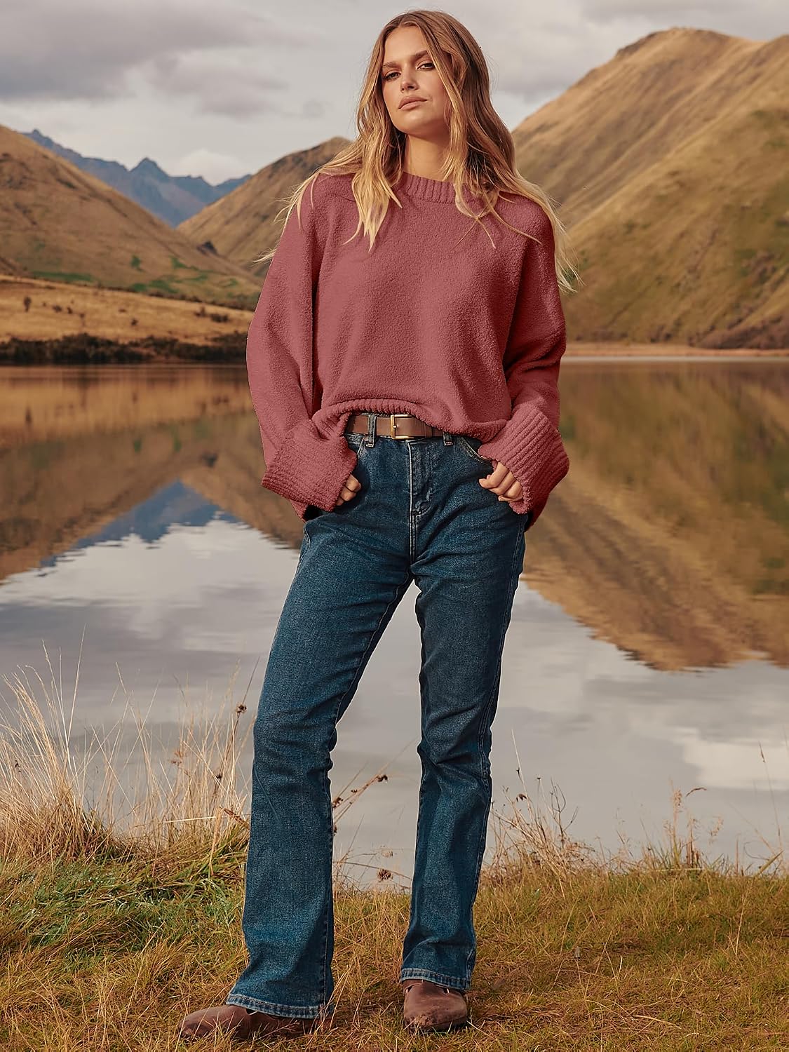 Thumbnail 6 de ANRABESS Women's Oversized Sweater