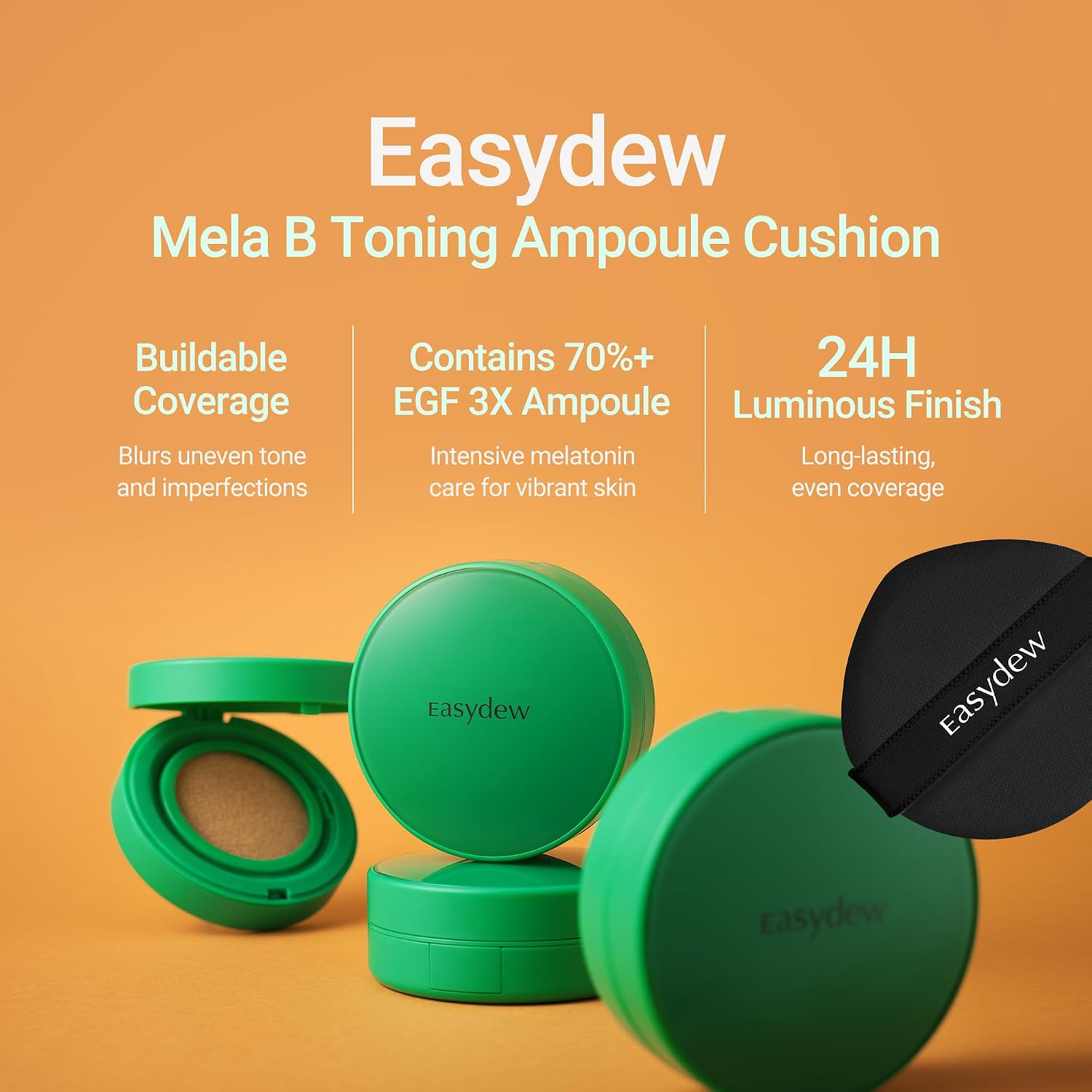Detalle 2 de Easydew Mela B Toning Ampoule Cushion ⚙