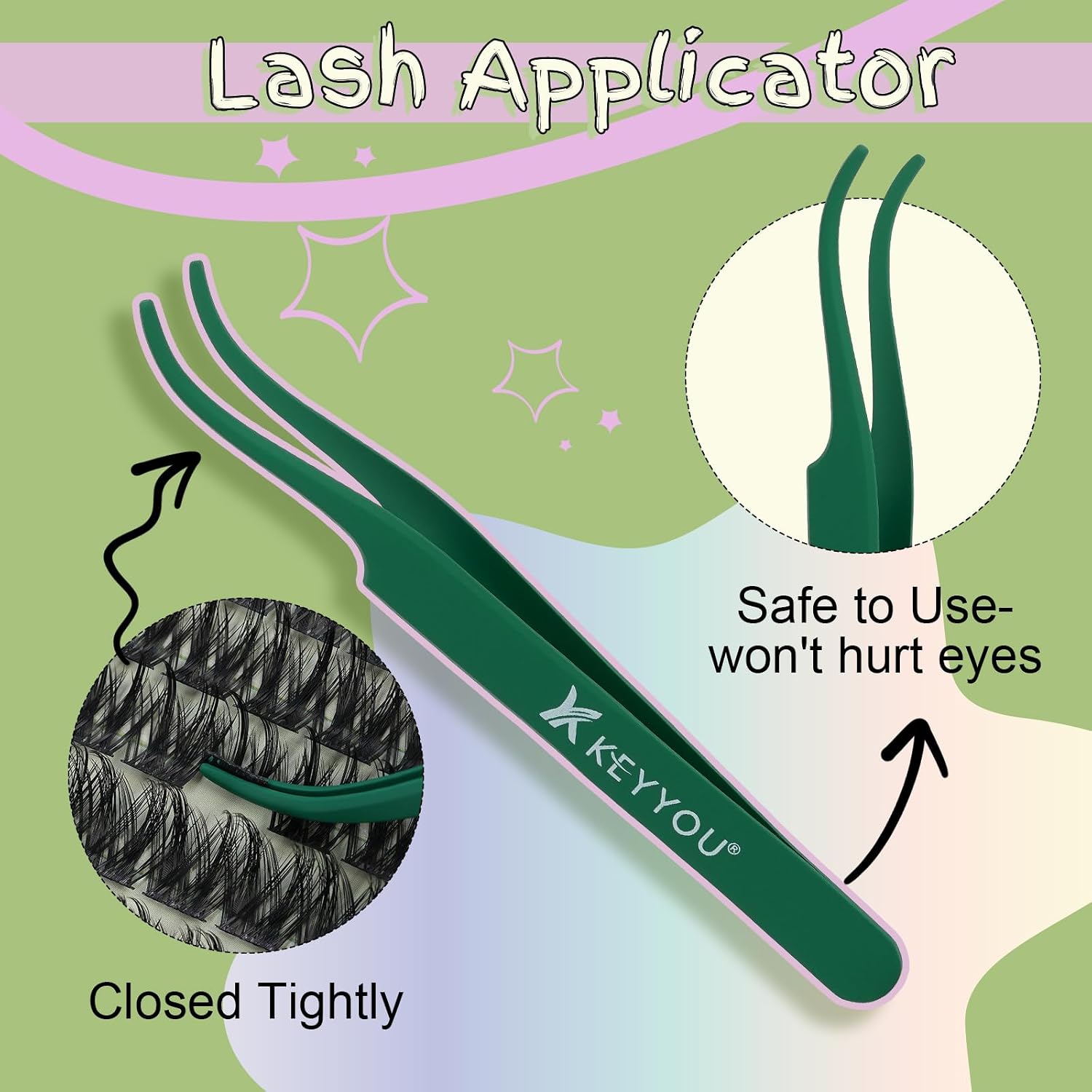 Thumbnail 6 de KEYYOU Lash Cluster Kit, 144 Clusters