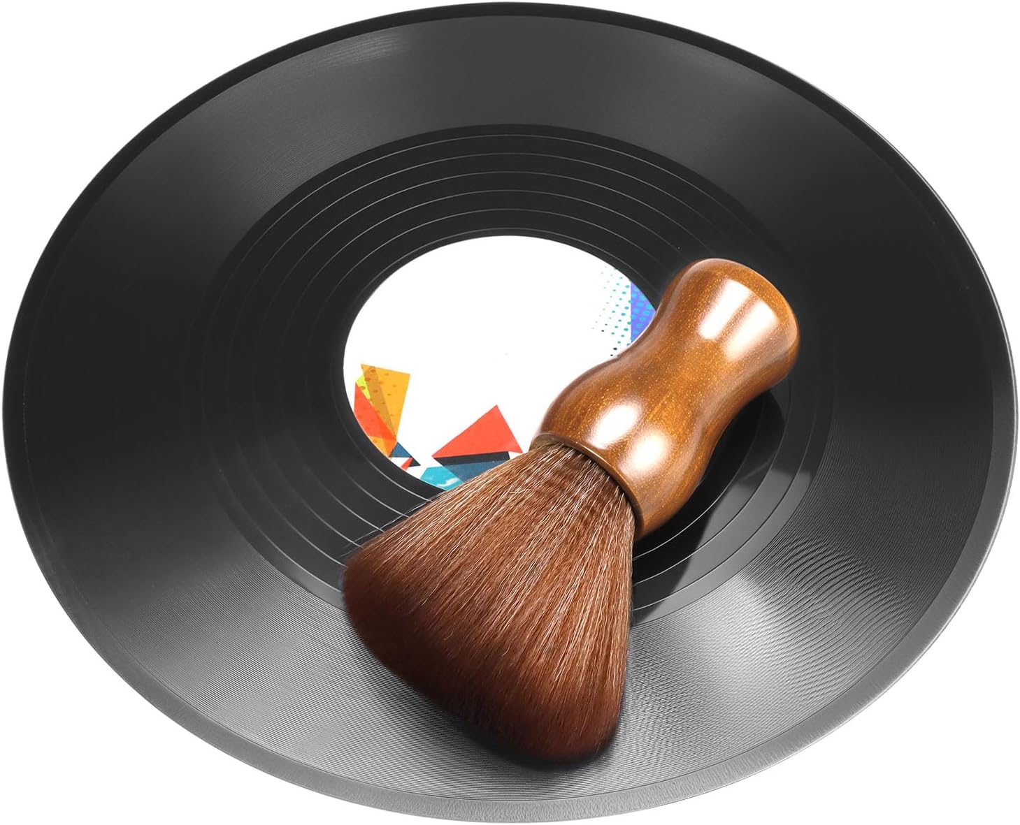 Thumbnail 4 de QWORK Vinyl Record Cleaning Brush – Anti-Static Nano-fibre Brush for Vinyl, Electronics & More
