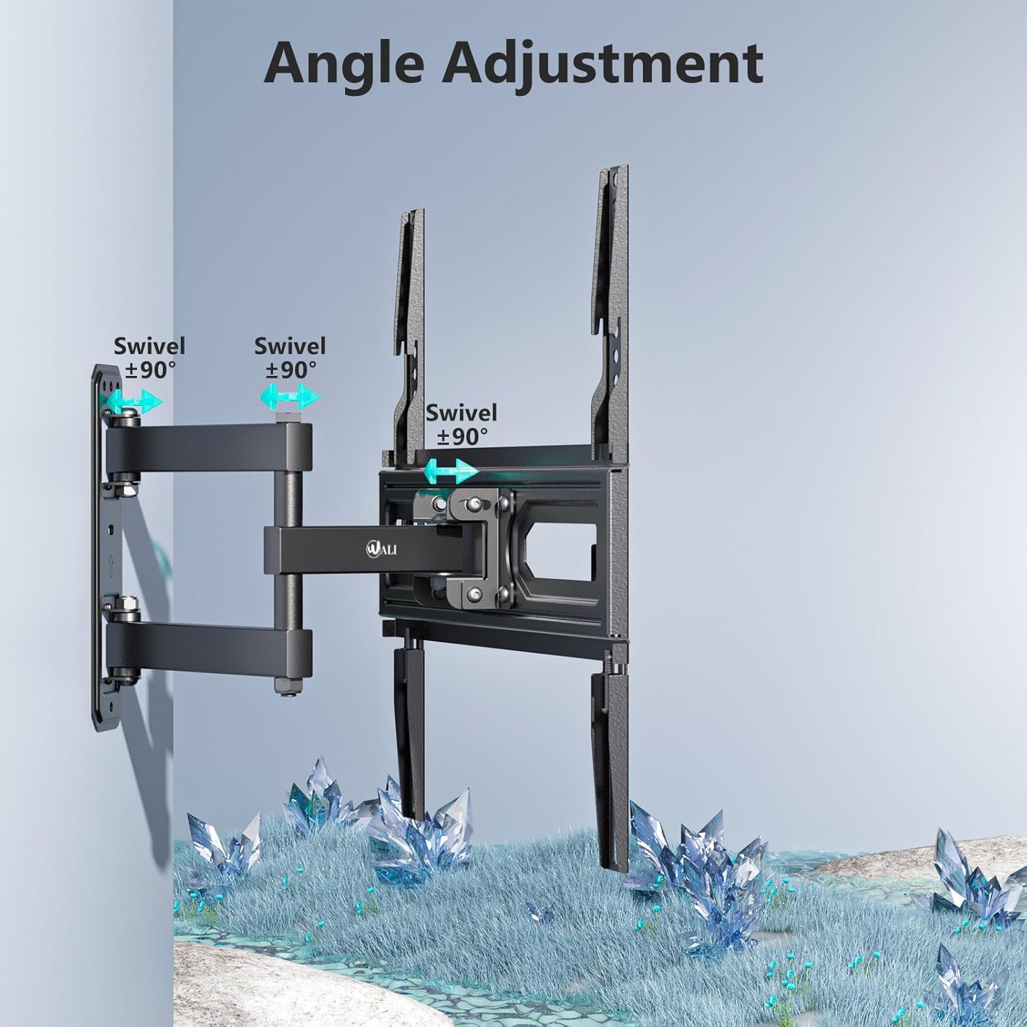Detalle 2 de WALI TV Wall Mount FTM-1 for 32–55 inch TVs with Full Motion and Articulating Arm