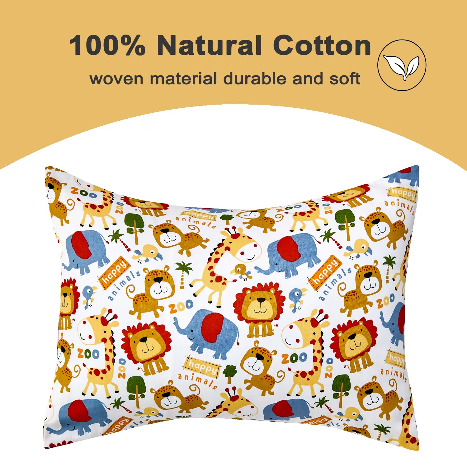 Detalle 2 de IBraFashion Toddler Pillowcases, 14 x 19 Inch