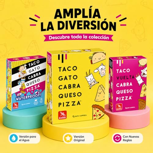 Thumbnail 6 de Ludilo Taco Gato Cabra Queso Pizza: juego de cartas para 3–8 jugadores