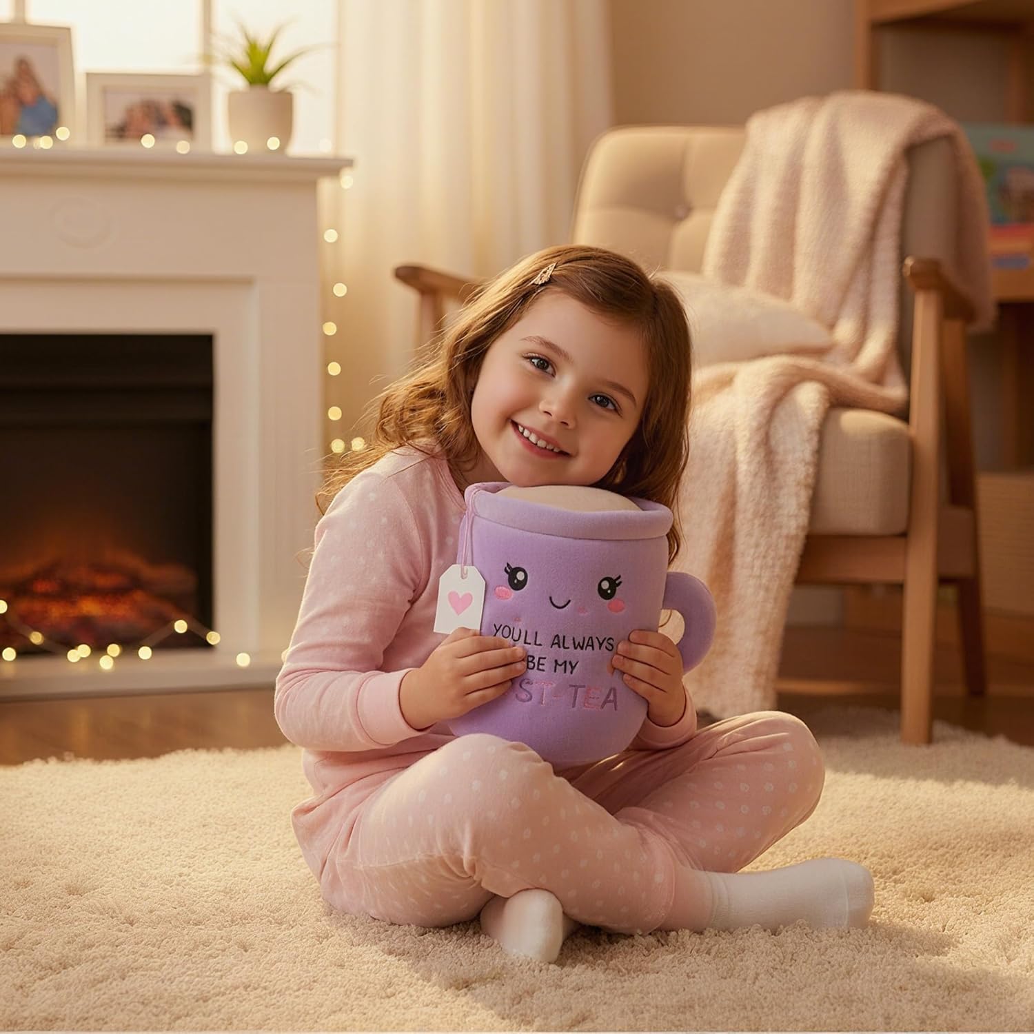 Thumbnail 4 de Purple Tea Mug “Best-Tea” plush toy gift (6-inch) for best friends, sisters or work friends