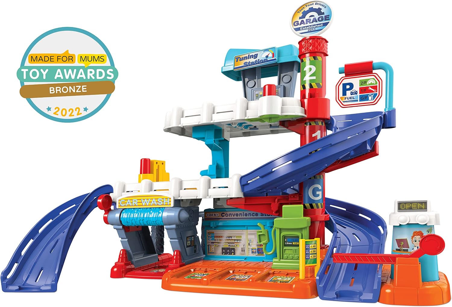 Detalle 2 de VTech Toot-Toot Drivers Fix & Fuel Garage