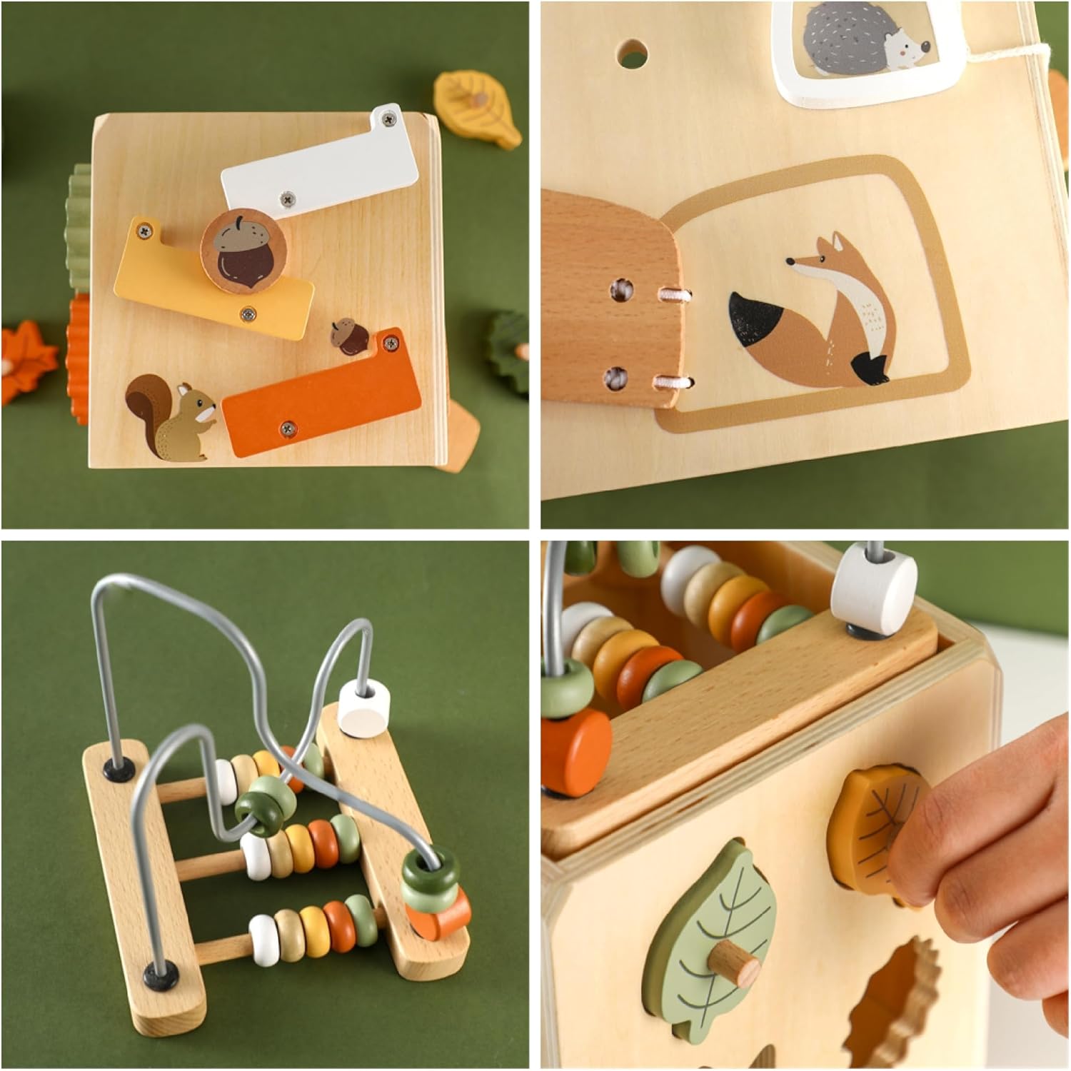 Thumbnail 6 de Smartwo Montessori Wooden Activity Cube for Ages 1–4