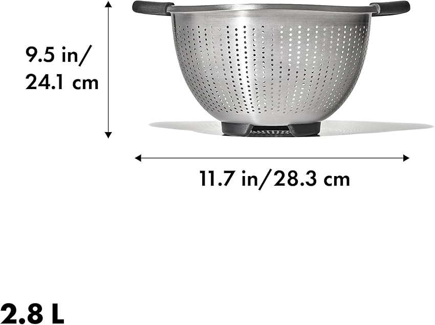Thumbnail 5 de OXO Good Grips Colador de acero inoxidable 2,8 l 🍽