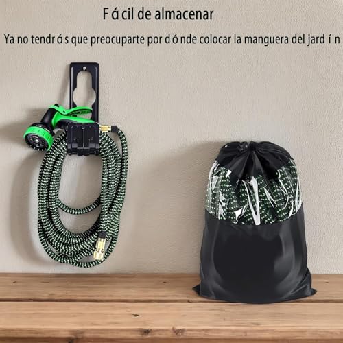 Detalle 2 de ZHOPUIMIU Manguera Extensible Jardín 15 Metros con Pistola 10 Funciones | Flexible y Duradera