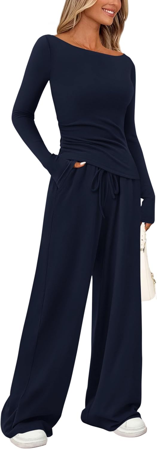Detalle de PRETTYGARDEN Women's Two-Piece Lounge Set