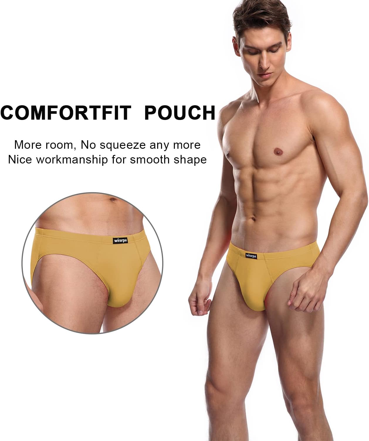 Thumbnail 4 de wirarpa Herren-Slip aus Microfaser (S–XXXL) – bequeme Unterhosen mit elastischem Bund