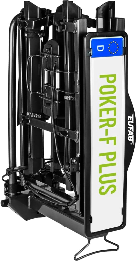 Thumbnail 4 de EUFAB 12012LASON Fahrradträger Poker-F Plus – 2 Fahrräder, abschließbar, E-Bike-tauglich, vormontiert